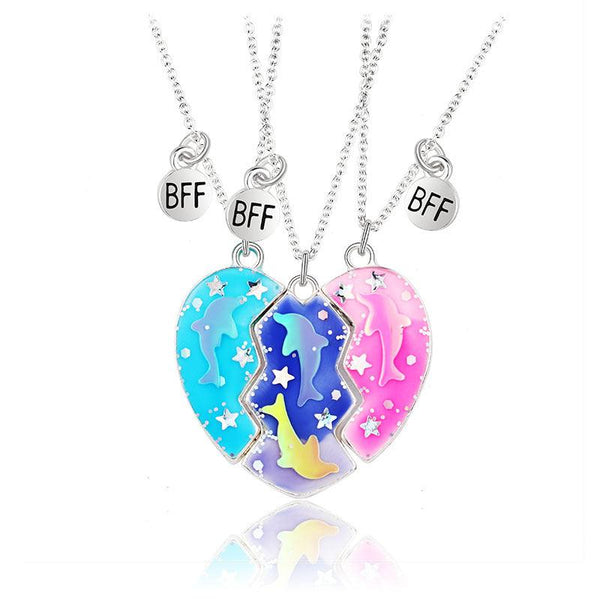 Cute BFF Necklace For 3 - WhatsGifts