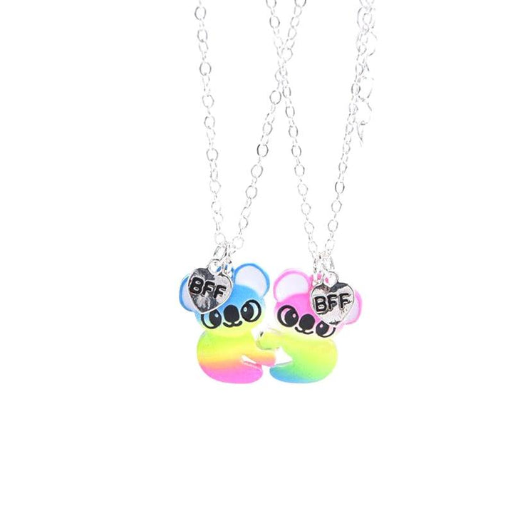 Cute Colorful Raccoon BFF Necklace - WhatsGifts
