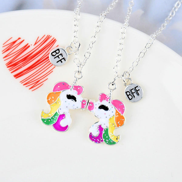 Cute Unicorn BFF Necklace - WhatsGifts