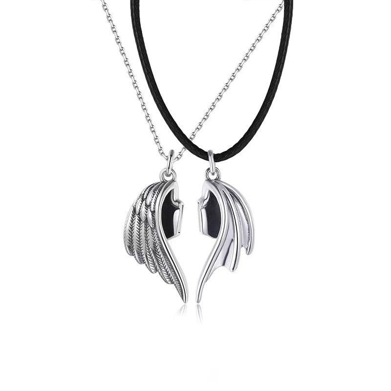 Devil Protects Angel BFF Couple Necklace – WhatsGifts