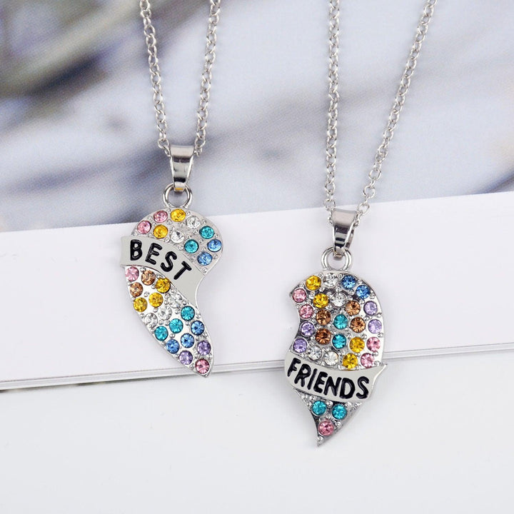 Diamond Heart BFF Necklace - WhatsGifts