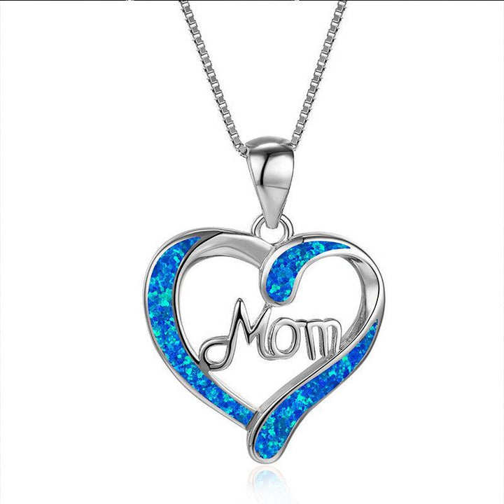 Mother‘s Day Love Heart Necklace For Mom - WhatsGifts