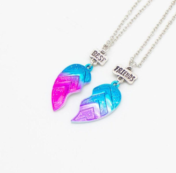 Rainbow Leaf BFFNecklace - WhatsGifts